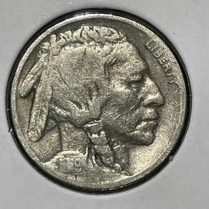 P Buffalo Nickel F5015 1919 - Imagen 1 de 2