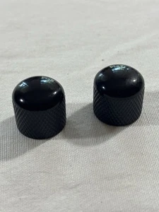 2022 Ibanez RG6003FM Knurled Dome Knobs Black Snap-On Type - Picture 1 of 9