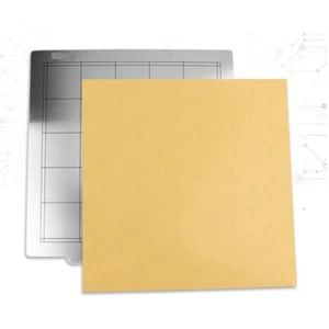 3D Printer Hotbed Build Platform Steel Sheet PEI Sdhensive Plate 300x300mm Kit - Afbeelding 1 van 8