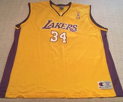Champion Los Angeles Lakers Shaquille O’Neal Jersey Size 52 Vintage - Изображение 1 из 4