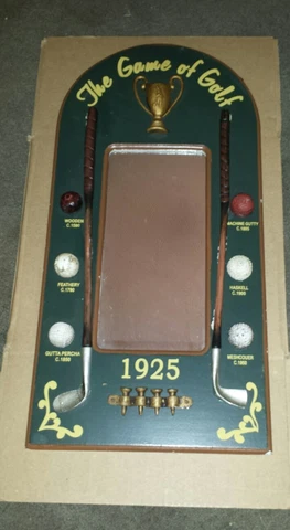The Game of Golf Wall Plaque 1925 Cover