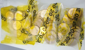 2010, 2011 & 2013 AUSTRALIAN MOB OF ROOS 20x $1 ONE DOLLAR COIN UNC RAM BAGS - Picture 1 of 3