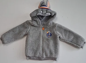 Space Jam Jungen und Mädchen Kapuzenjacke, 3T, Bugs Bunny grau - Bild 1 von 9