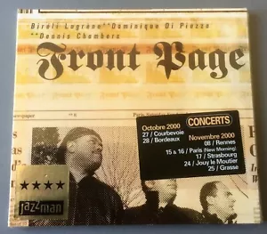 BIRELI LAGRENE Dominique Di PIAZZA Dennis CHAMBERS (CD) FRONT PAGE NEW SEALED - Picture 1 of 2