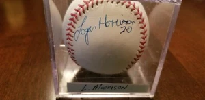 LOGAN MORRISON Auto Signed Baseball Autograph Florida Miami Marlins OMLB - Picture 1 of 2