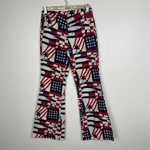 Tommy Jeans American Flag 100% Cotton Pants Size 3. - Picture 1 of 12