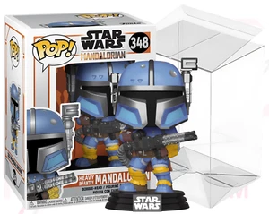 Star Wars Mandalorian Funko POP 348 Heavy Infantry with Clear PVC Protector - Bild 1 von 12