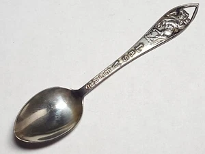 Las Vegas, Nevada Vintage Sterling Silver Horse Souvenir Spoon X120C - Picture 1 of 4