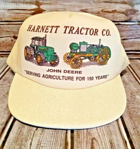 John Deere Tractor Snap Back Hat Harnett Tractor Co. 150 Years (G) - Picture 1 of 6