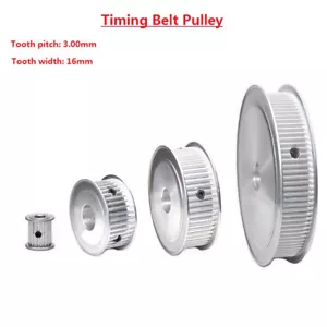Polea de correa de distribución HTD-3M 12T-120T tipo AF 4-15 mm, para transmisión por correa de 15 mm de ancho - Imagen 1 de 35