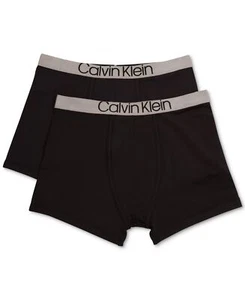 Calvin Klein 2-Pk. Cotton Boxer Briefs, Toddler Boys, Little Boys & Big Boys - Picture 1 of 1
