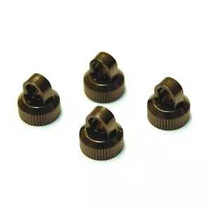 STC42080GM Aluminum Upper Shock Caps, Gun Metal, for Associated Enduro, 4pcs CNC - Picture 1 of 1