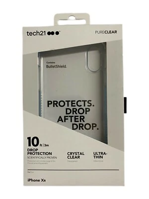 Tech21 Pure Clear Case Cover for Apple iPhone XR (6.1inch) Clear - Image 1 of 3