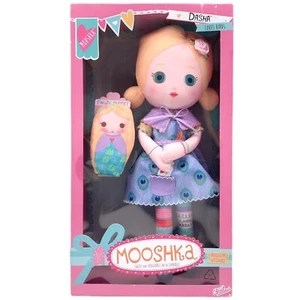 Mooshka Dasha 13” Plush Soft Doll with Finger Puppet - Picture 1 of 8