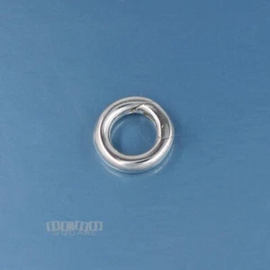 Sterlingsilber Rund Donut Link Ring Verbinder Verschluss 10 mm (9,8 mm/0,39") #44057 - Bild 1 von 4