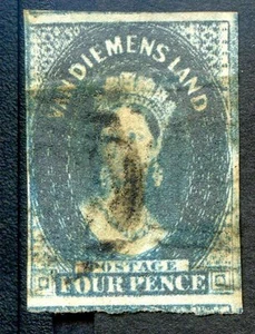 BRITISH TASMANIA Sc# 13g USED VF - Picture 1 of 1