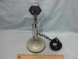 1940s-60s ASTATIC 10-C MICROPHONE on UG8 STAND- WORKS -NR RADIOORPHANAGE - Zdjęcie 1 z 9