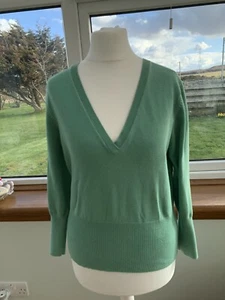 PHASE EIGHT grüner Strickpullover Größe 10 Top Zustand - Bild 1 von 11