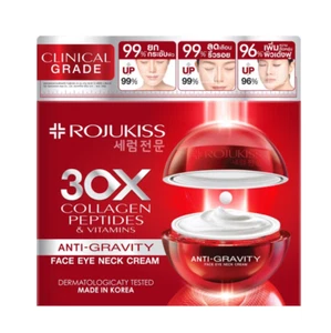 Rojukiss Crema Viso Occhi Collo Antigravità Antietà 30x Peptide di Collagene - Foto 1 di 21