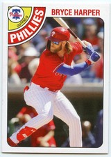2020 Topps Throwback Thursday #98 Bryce Harper/872* '78-79 Topps HK - NM