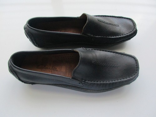 Mocassino Clarks 87736 Mansell Mocassino Guida Uomo Nero 8M o 8D KE7C1.H