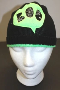 GYMBOREE Niño Pequeño Negro Boo Araña Gorro Halloween Tejido Sombrero Talla: 2T-3T Nuevo con Etiquetas - Imagen 1 de 5