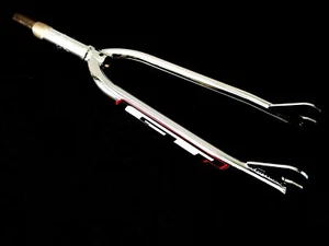 NOS GT Racing Cr-Mo BMX Fork 1" Chrome 20" COOK SCHWINN WEBCO HARO TNT HUTCH - Picture 1 of 10