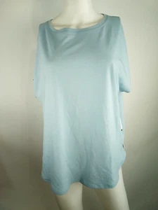 Smartwool Women Short Sleeve Swing Top Winter Sky Heather Medium 02385-M06 - Picture 1 of 10
