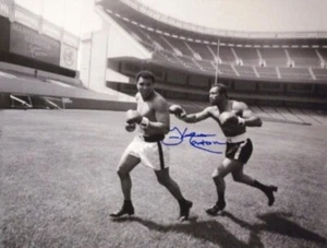 Ken Norton And Muhamad Ali At Yankees Stadium Autographed 30x40 Photo Poster COA - Picture 1 of 3