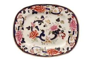 Masons - Mandalay - Blue - Oblong Platter - 116493Y - Picture 1 of 2