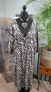 TURTLEDOVE LONDON Ladies cotton maxi dress PLUS size XL 18 20 Bohemian Festival - Picture 1 of 13