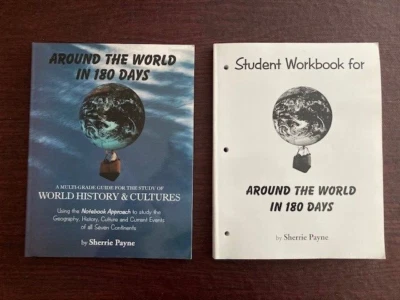 Around the World in 180 Days: World History Workbook & Teacher Homeschooling - Image 1 of 4