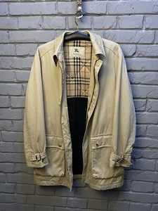 Chaqueta gabardina vintage Burberry London beige para hombre talla 52 - Imagen 1 de 8