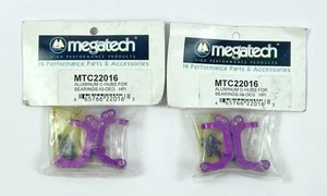 Megatech MTC22016 Aluminum C-Hubs 10 Degree Bearings HPI RC Set of 2 - Picture 1 of 4