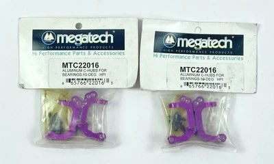 Megatech MTC22016 Aluminio Bujes C Rodamientos 10 Grados HPI RC Juego de 2 Foto 1 de 4