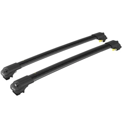 BMW X3 2004–2010 Roof Rack Cross Bars Black Aluminum 2PCS E83 - Image 1 of 4