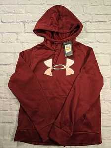 Sudadera con capucha Under Armor para mujer talla pequeña roja nueva con etiquetas - Imagen 1 de 22