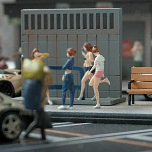 1/64 Girl People Figures Miniature Resin Figurines - Picture 1 of 7