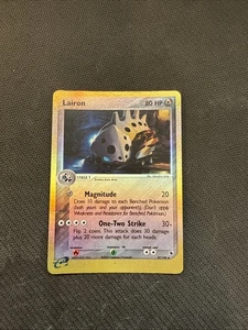 Pokémon Karte Lairon 37/109 Reverse Holo EX Rubin & Saphir MP  - Bild 1 von 10