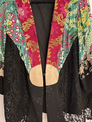 Spencer Alexis Mixed Media Kimono Jacket XL - Image 1 of 4