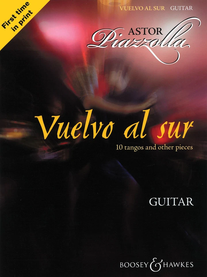 Vuelvo al Sur for Guitar 10 Tangos Latin Sheet Music Astor Piazzolla Book - Image 1 of 1