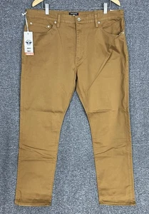 Dockers Alpha Khaki Jeans Schnitt Hose 38x30 Slim Fit Supreme Flex Braun Wasserlos - Bild 1 von 19