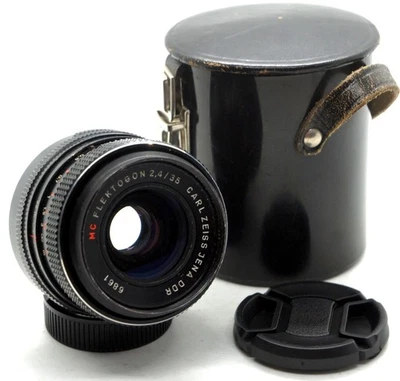 非常好! MC Carl Zeiss Jena Flektogon 镜头 2.4/35 毫米 M42 SCREW 安装 — 第 1/4 张图片