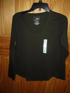 SO - THE PERFECT LONG SLEEVE TEE - SMALL - PINE RIDGE - RET@ $16.00(BLK-5-118) - Picture 1 of 5