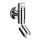 Quick Open Angle Valve Faucet with Bubble and Shower Outlet Mini Brass Design