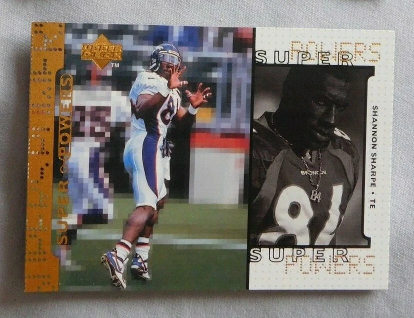 1998 Upper Deck Super Powers #S14 Shannon Sharpe Denver Broncos - Image 1 of 1