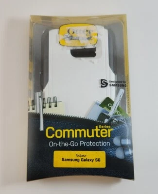 Capa OtterBox Commuter Series para Samsung Galaxy S6 branca/cinza - Imagem 1 de 4
