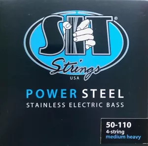 S.I.T. Power Steel Edelstahl Bassgitarrensaiten; lange Tonleiter 50-110 - Bild 1 von 1