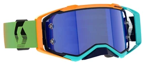 MASCHERA MASCHERINA SCOTT PROSPECT AMPLIFIER BLU ORANGE MX CROSS - Foto 1 di 3