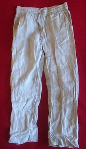 H&M Schlupfhose, 100 % Leinen-Hose, Taschen, Größe 36, S - Bild 1 von 6